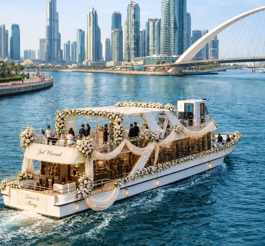 Dubai yacht wedding